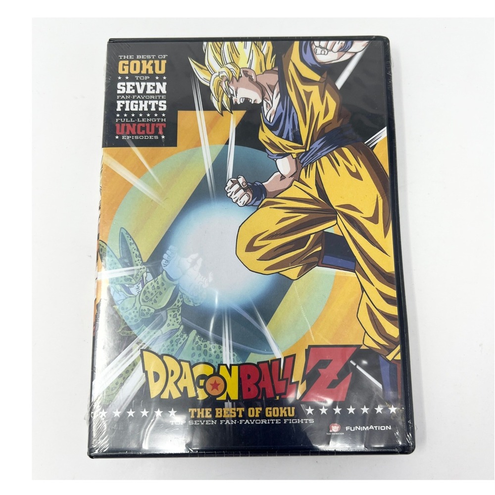 Dragon Ball Z The‎ Best of Goku DVD 7 Fan Favorite Fights Uncut Funimation New